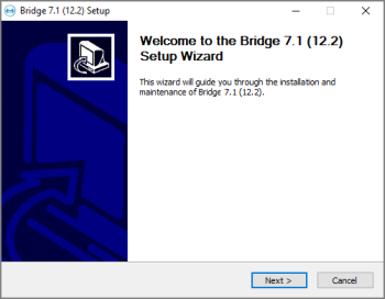 The Bridge Setup Wizard.